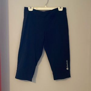 Reebok Black Capri Workout Pants